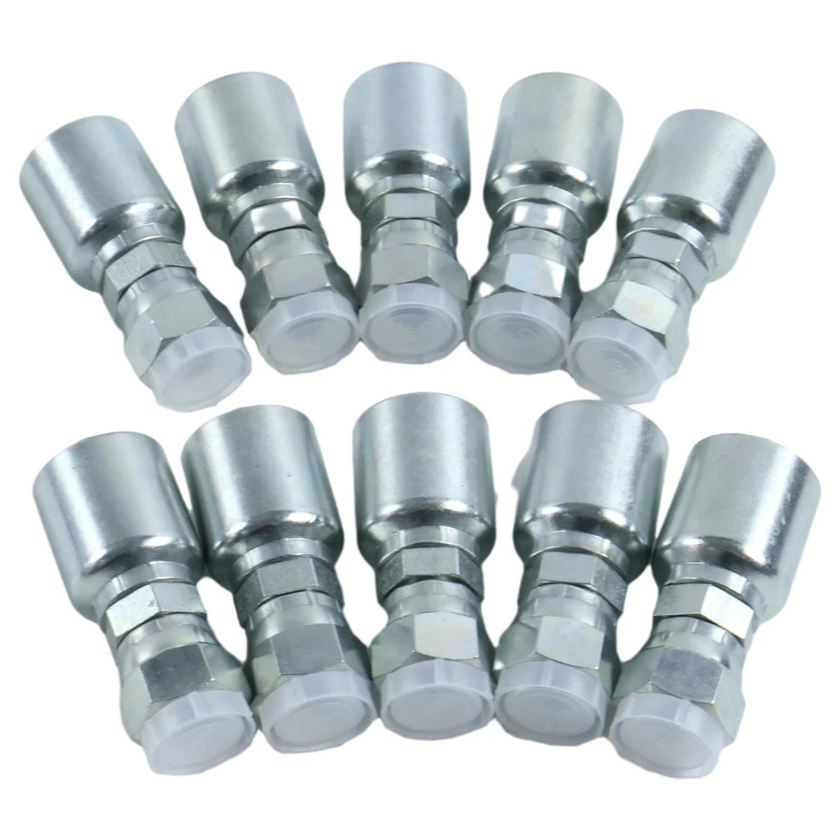 10X Hydraulic Hose Fitting 1/2″ Flat Face 1JS43 8-8 for Parker 43 Series Replace