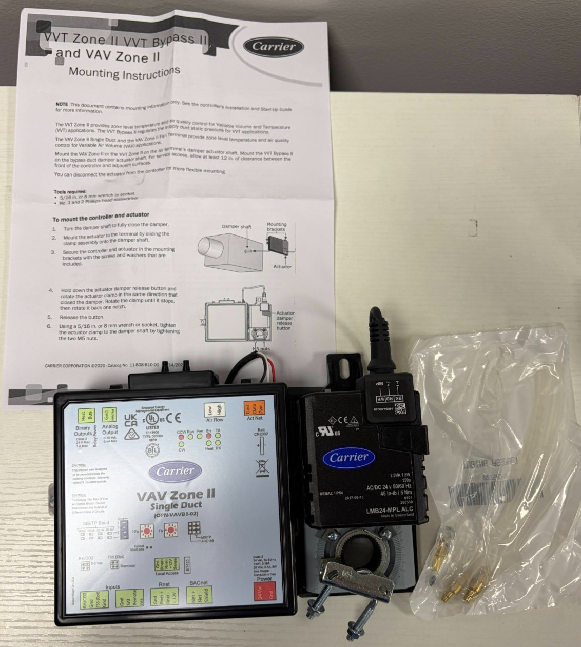 OPN-VAVB1-02 Carrier VAV Zone II Single Duct Controller