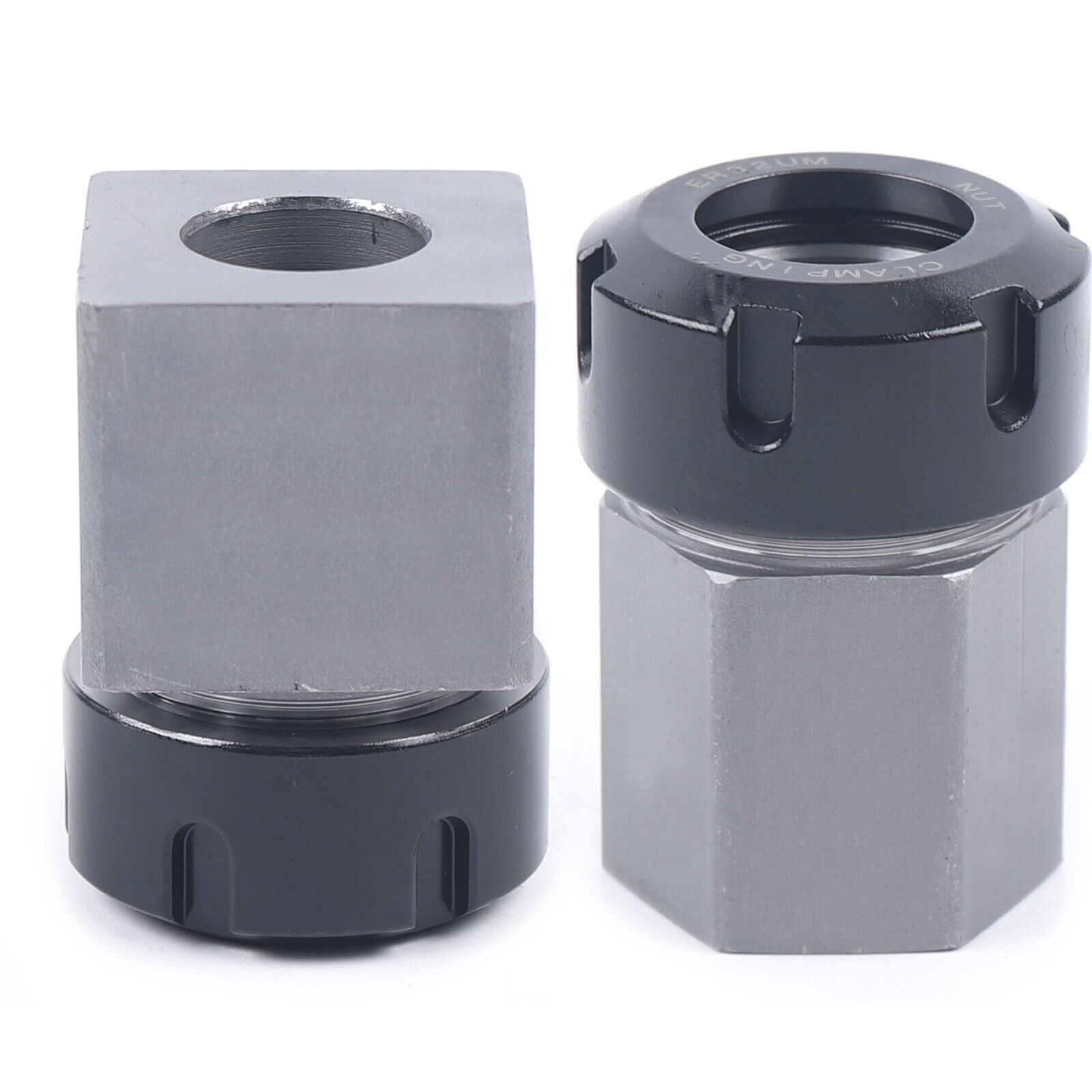 Hex & Square ER-32 Collet Block Spring Chuck Holder Set For CNC Milling Machine