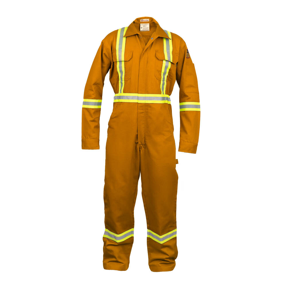 Flame Resistant FR High Visibility Hi Vis Coverall