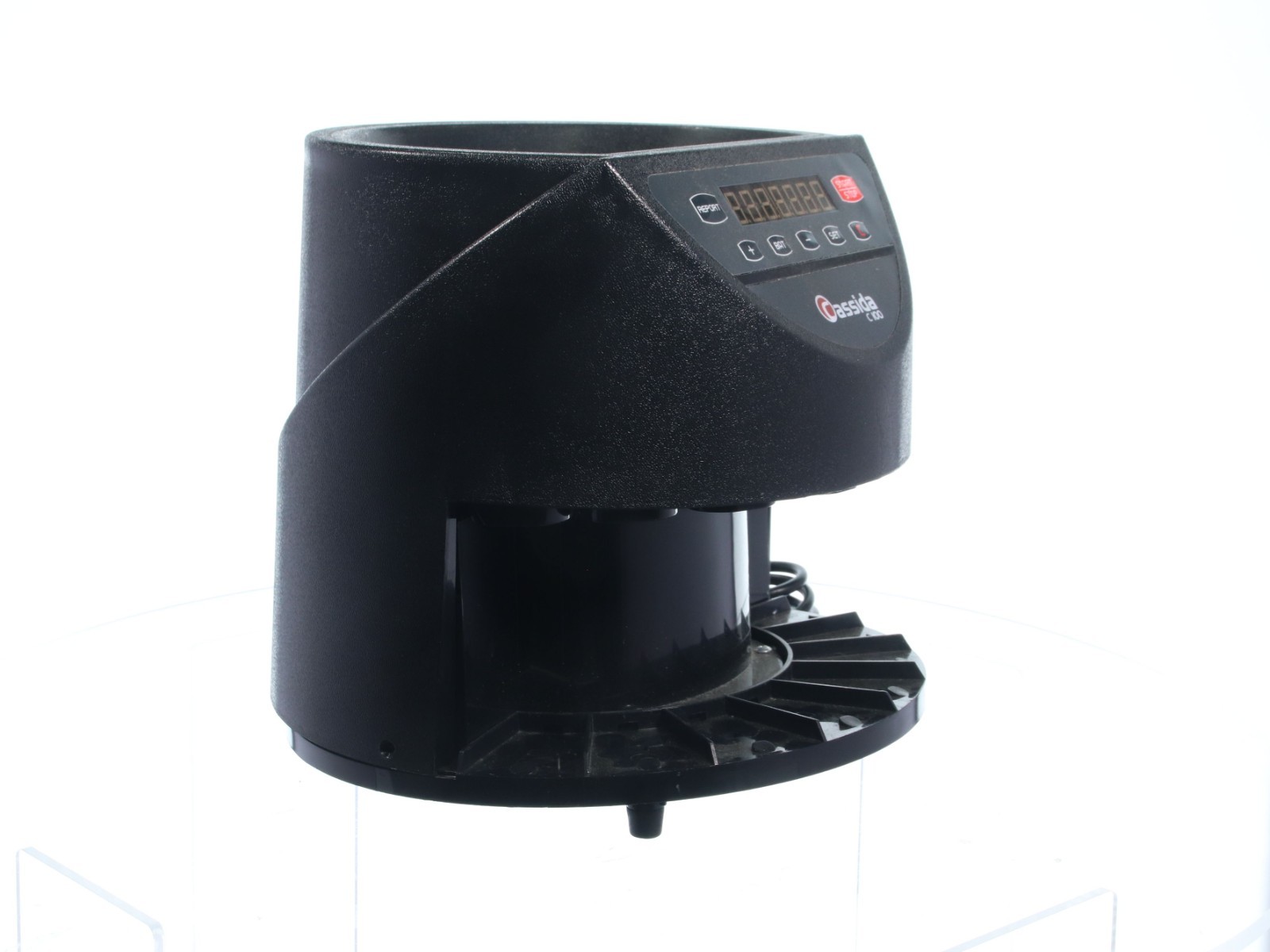 Cassida C100 Digital Coin Counter & Sorter Machine 110V Black – Untested