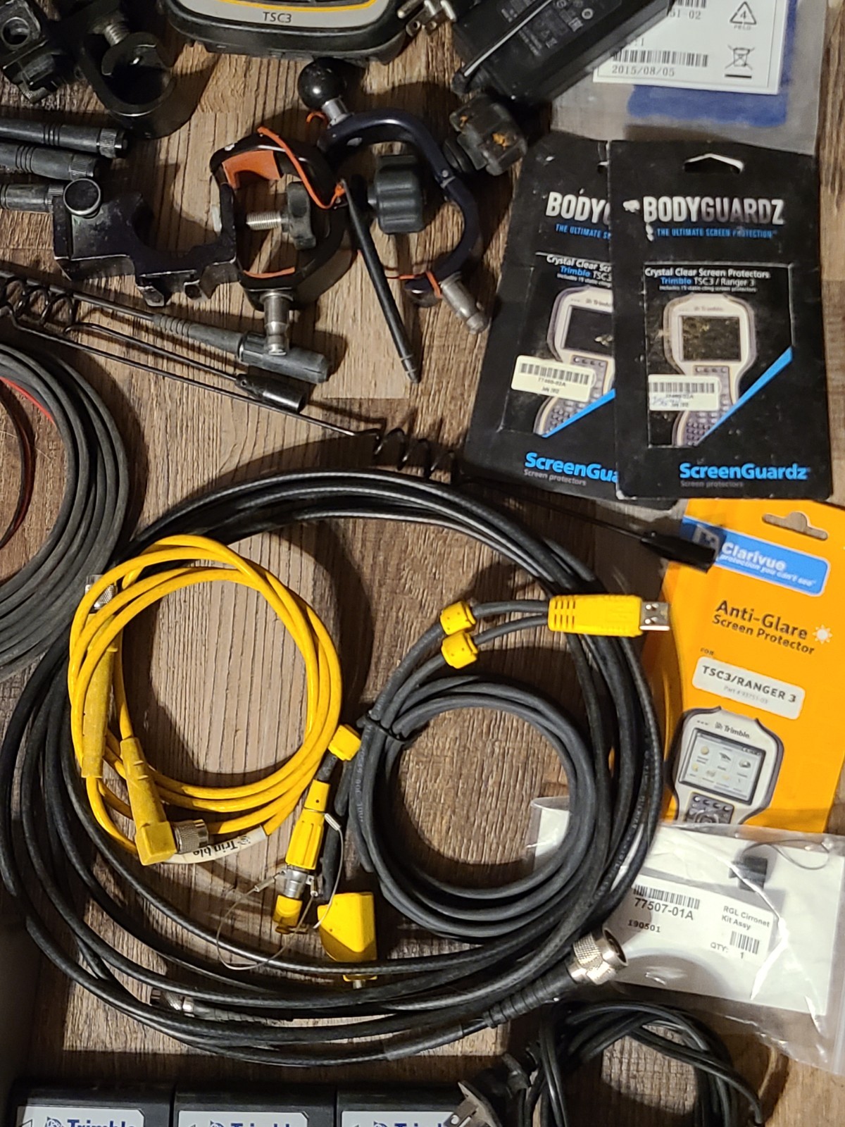 Huge Lot Trimble SPS852 Base Receiver, SPS780 Rover, Data Collector, Cables MORE