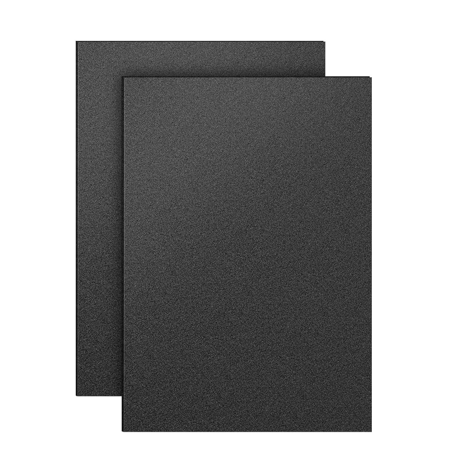 2 Pack Black ABS Plastic Sheet 12″x16″x1/8″ Thermoform Moldable DIY Craft Board