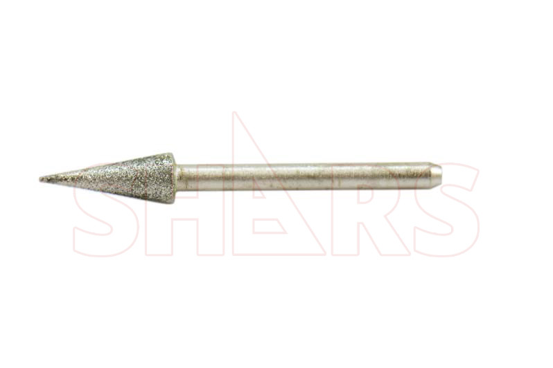 SHARS 50 Pieces Diamond Mounted Point Set 1/8″ Shank NEW !|