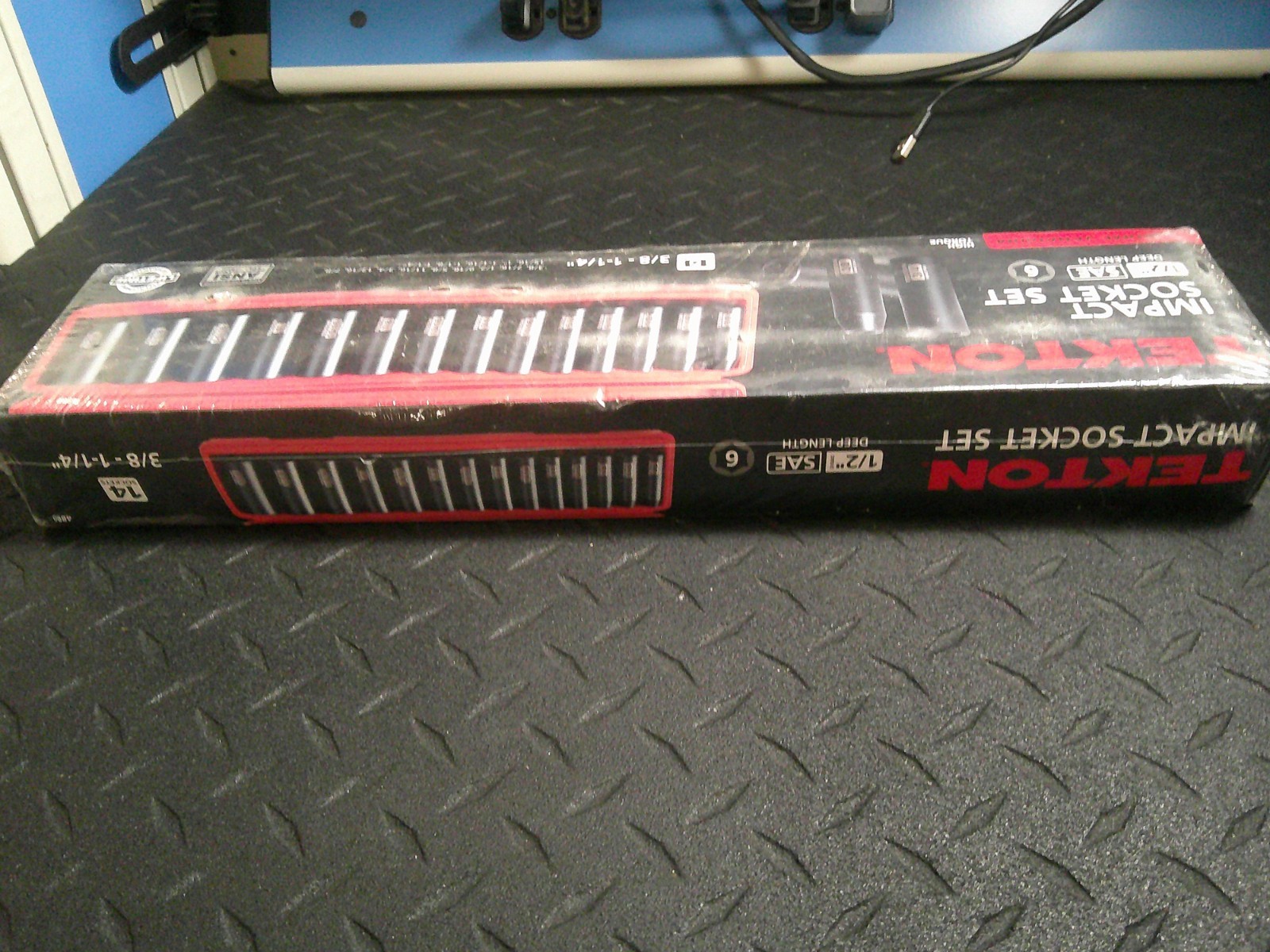 Tekton SAE Impact Deep Socket Set 1/2 Drive Chrome Vanadium 3/8″-1-1/4″ [C-0.5]