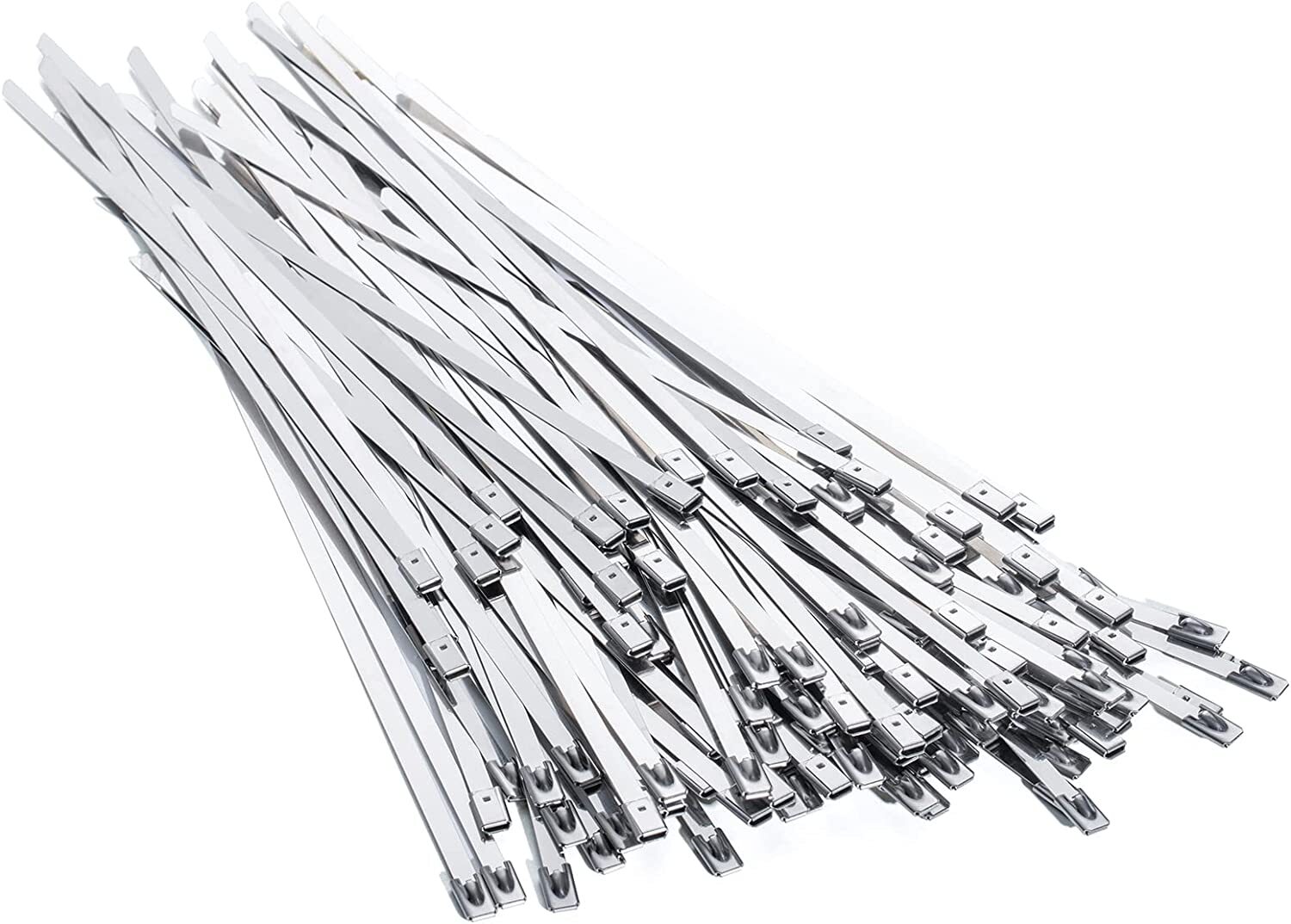 300MM X 4.6MM STAINLESS STEEL METAL CABLE TIES WRAP HEAT EXHAUST ZIP TIE TL