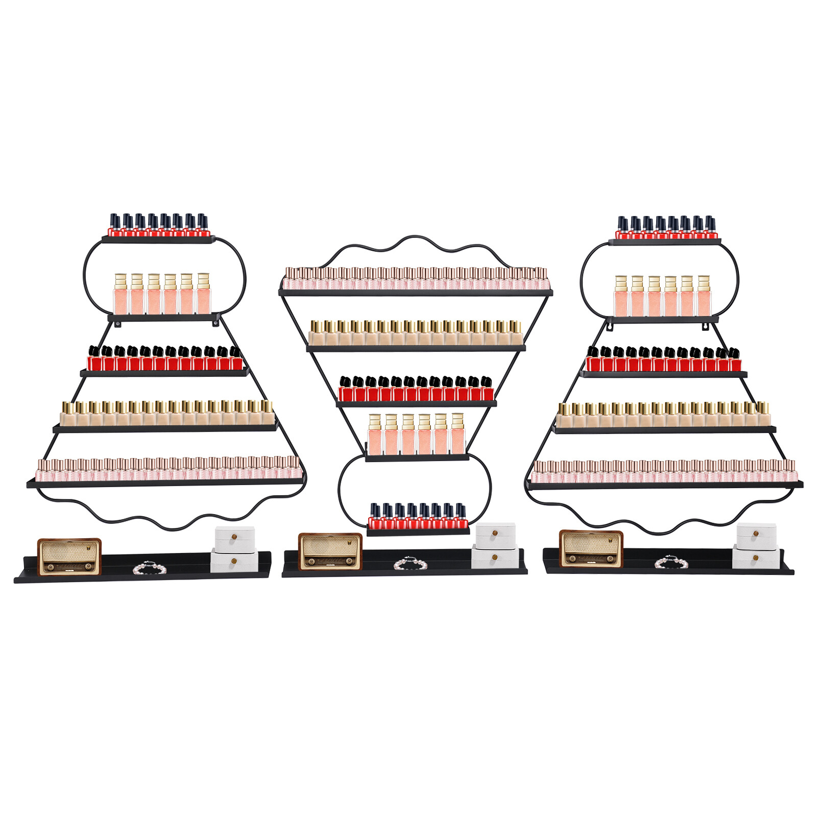 Wall?Mounted?Nail?Polish?Racks?Nail?Polish?Shelves