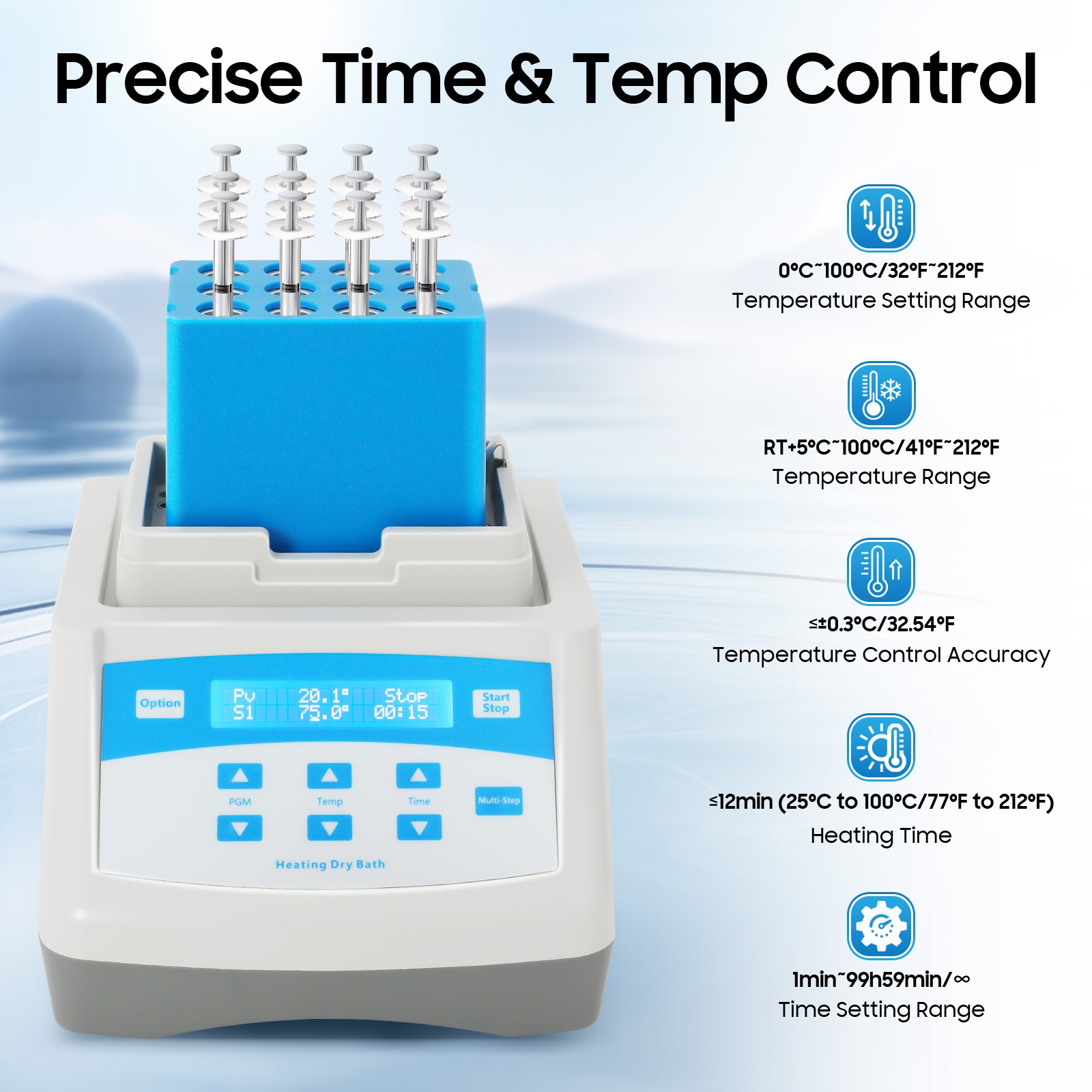 12 * 5ml PRP PPP Gel Heating Machine Portable Gel Maker Heater Plasma Bio-Filler