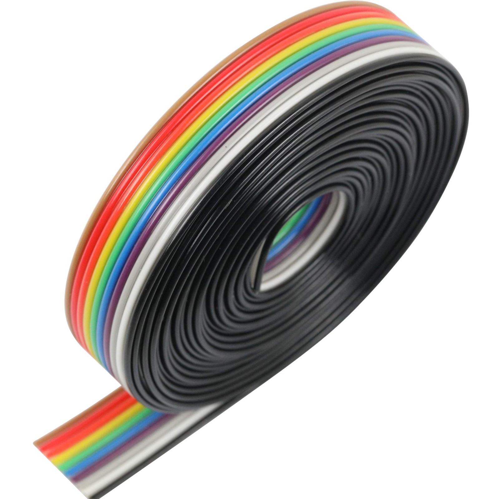 risingsaplings 10P 9.8FT 3 Meters 10 Wire 10p Colorful (9.8ft), Rainbow