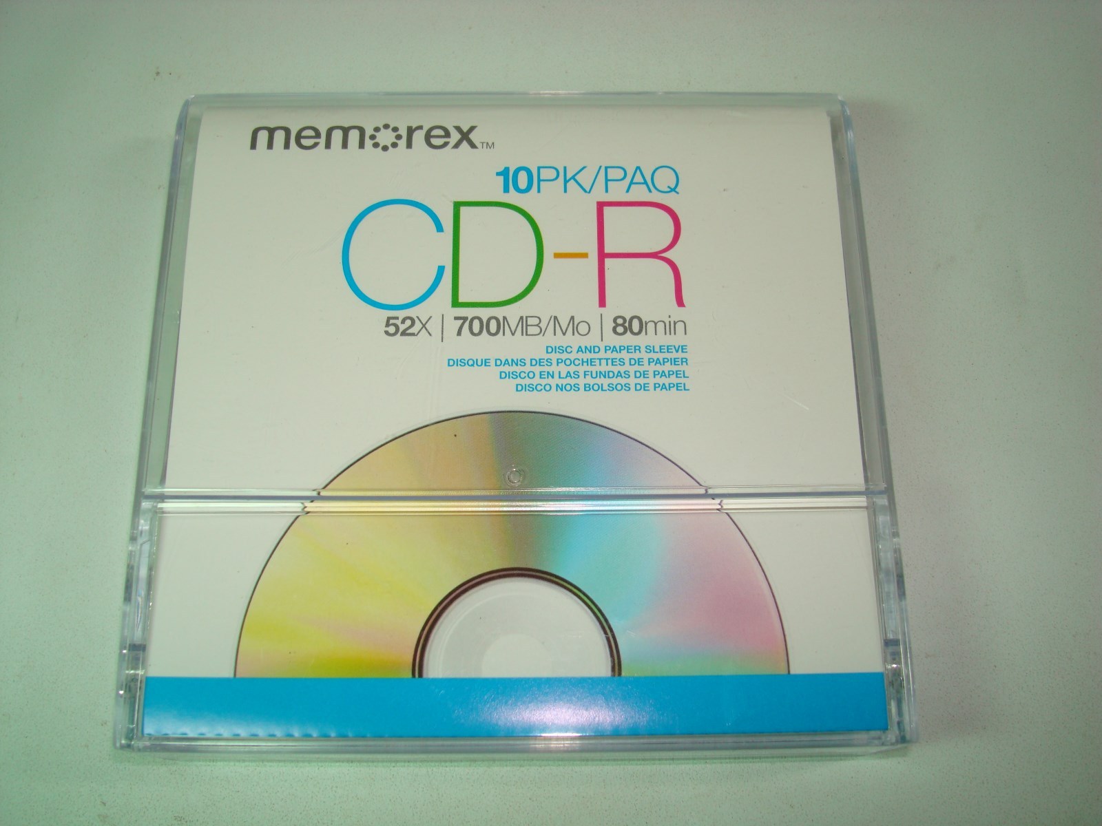 9 count Memorex CD-R 700MB/Mo Blank Disc