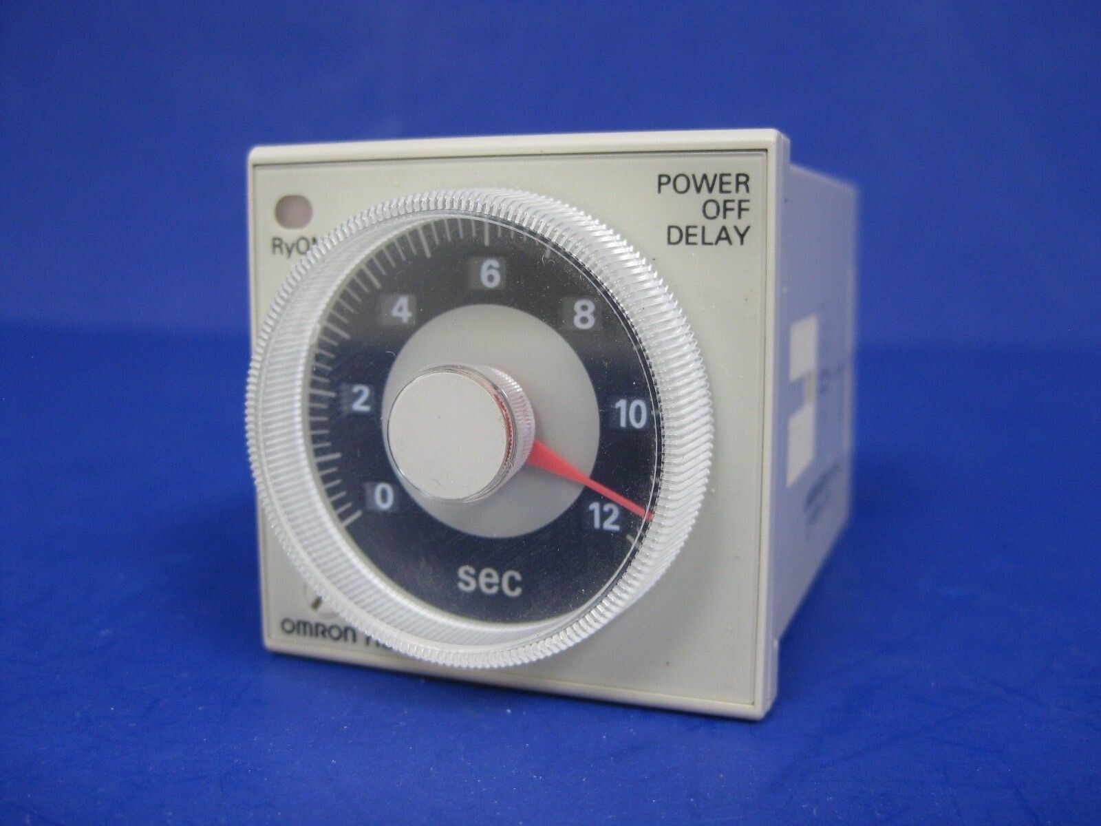 OMRON H3CR-H8RL Time Delay Relay, 0 .6 to12 SECONDS, Used