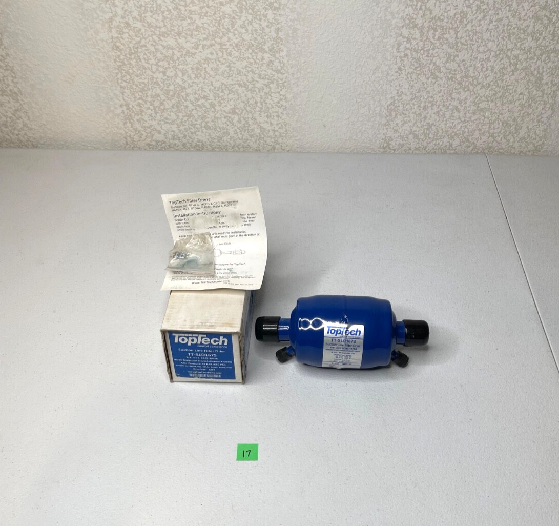 New Top Tech TT-SLD167S Suction Line Filter Drier 7/8″ ODS