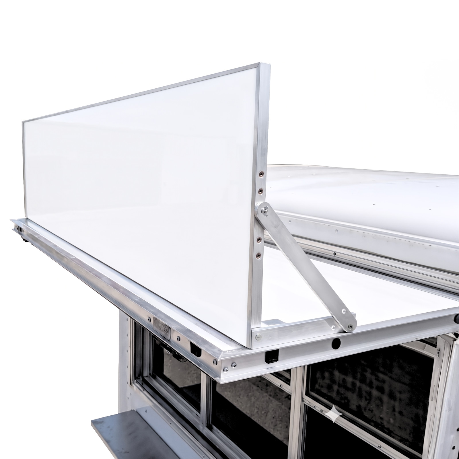 M&R Specialties – Add-on Fold-up and Down Concession Door Marquee or Sign