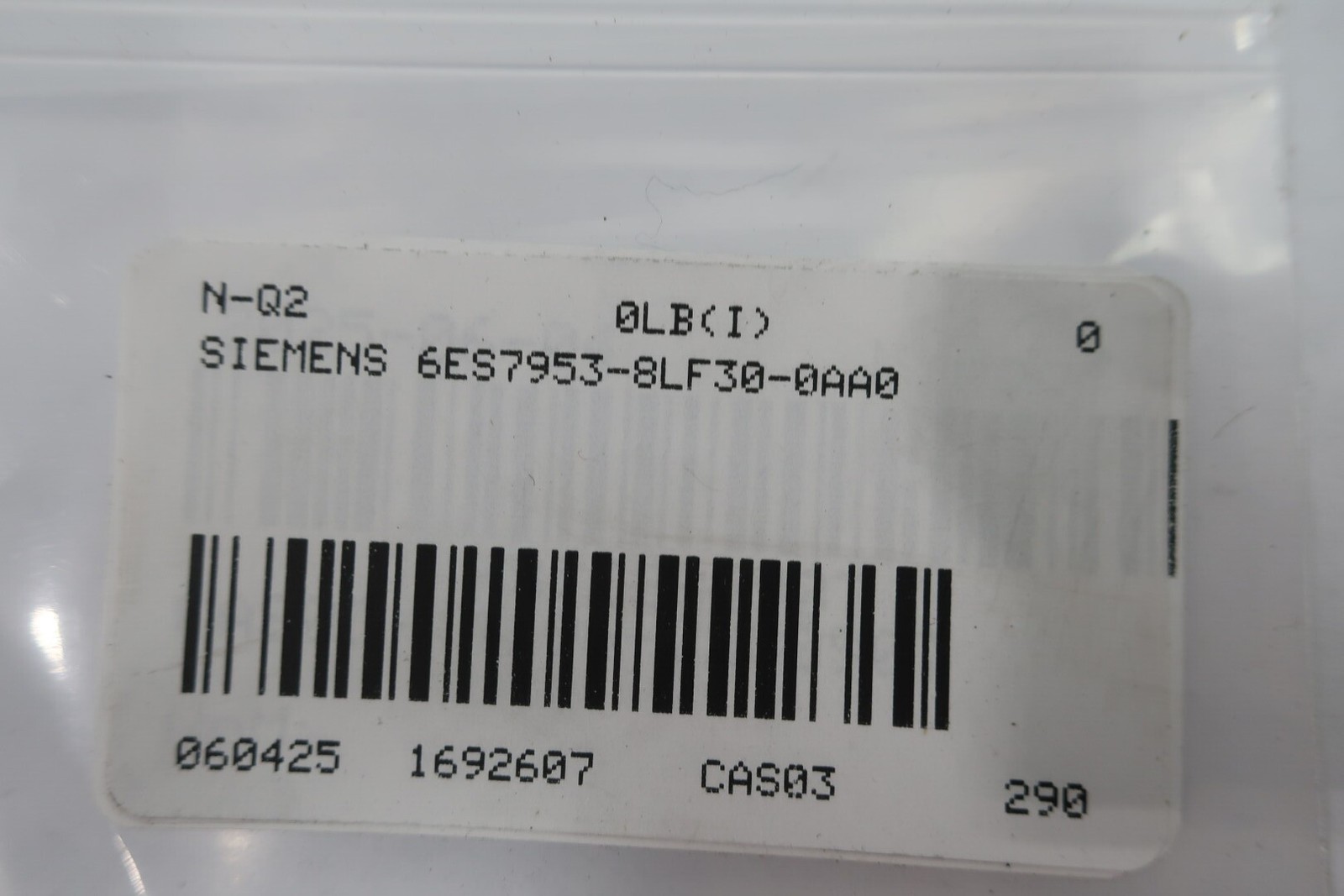 Siemens 6ES7953-8LF30-0AA0 Simatic S7 Micro Memory Card 64kb