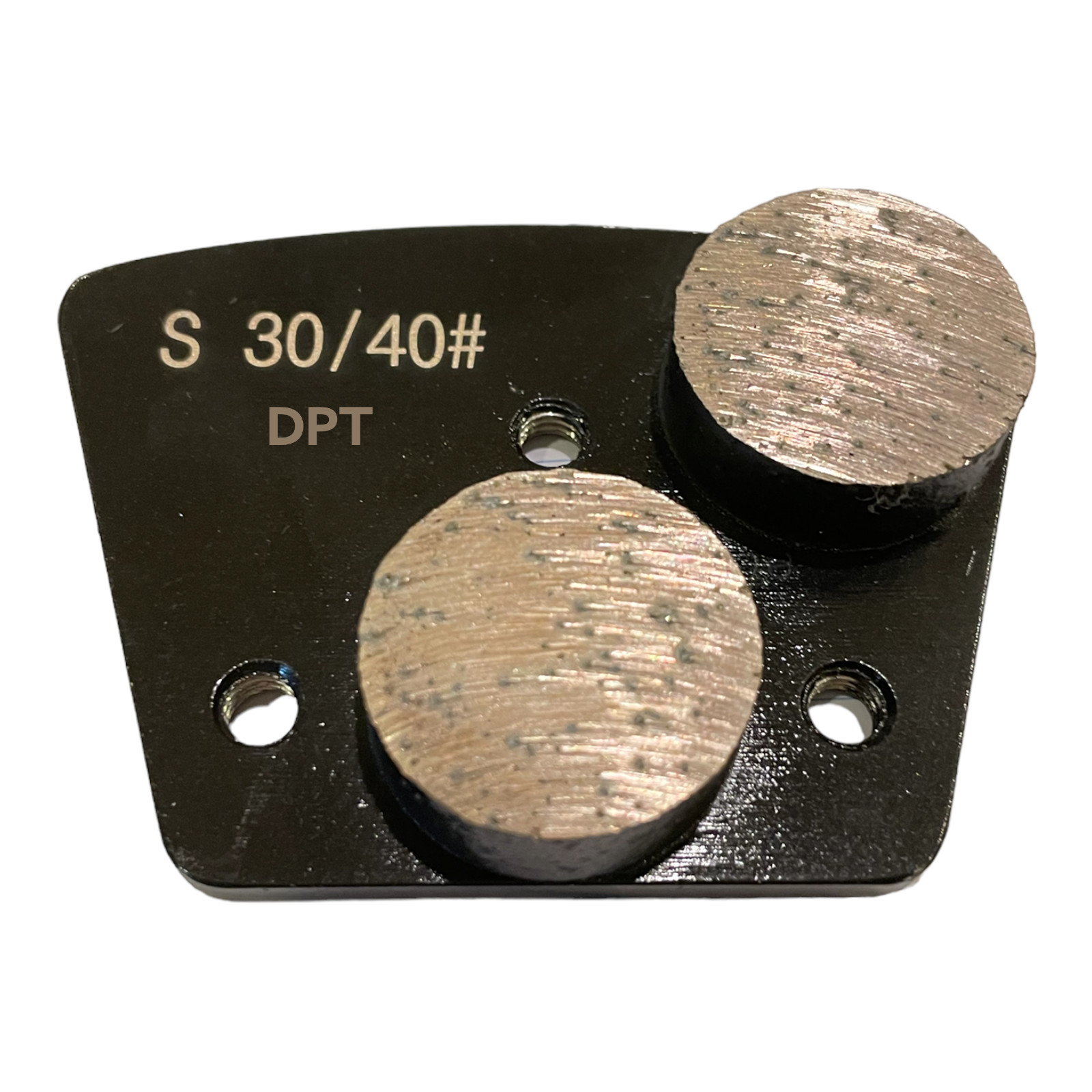 9 Pack Trapezoidal Grinding Discs for Bolt-on Concrete Grinder Hard Bond 30 Grit