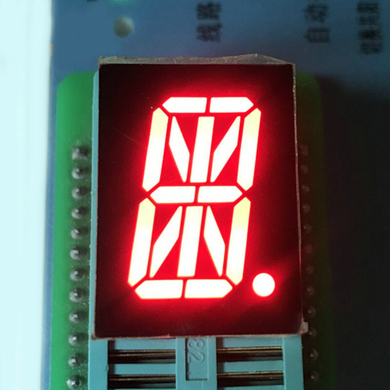 Red/orange/green/blue LED Display Common Anode 0.8″ 27.7x20mm 16 Segment 18 pin