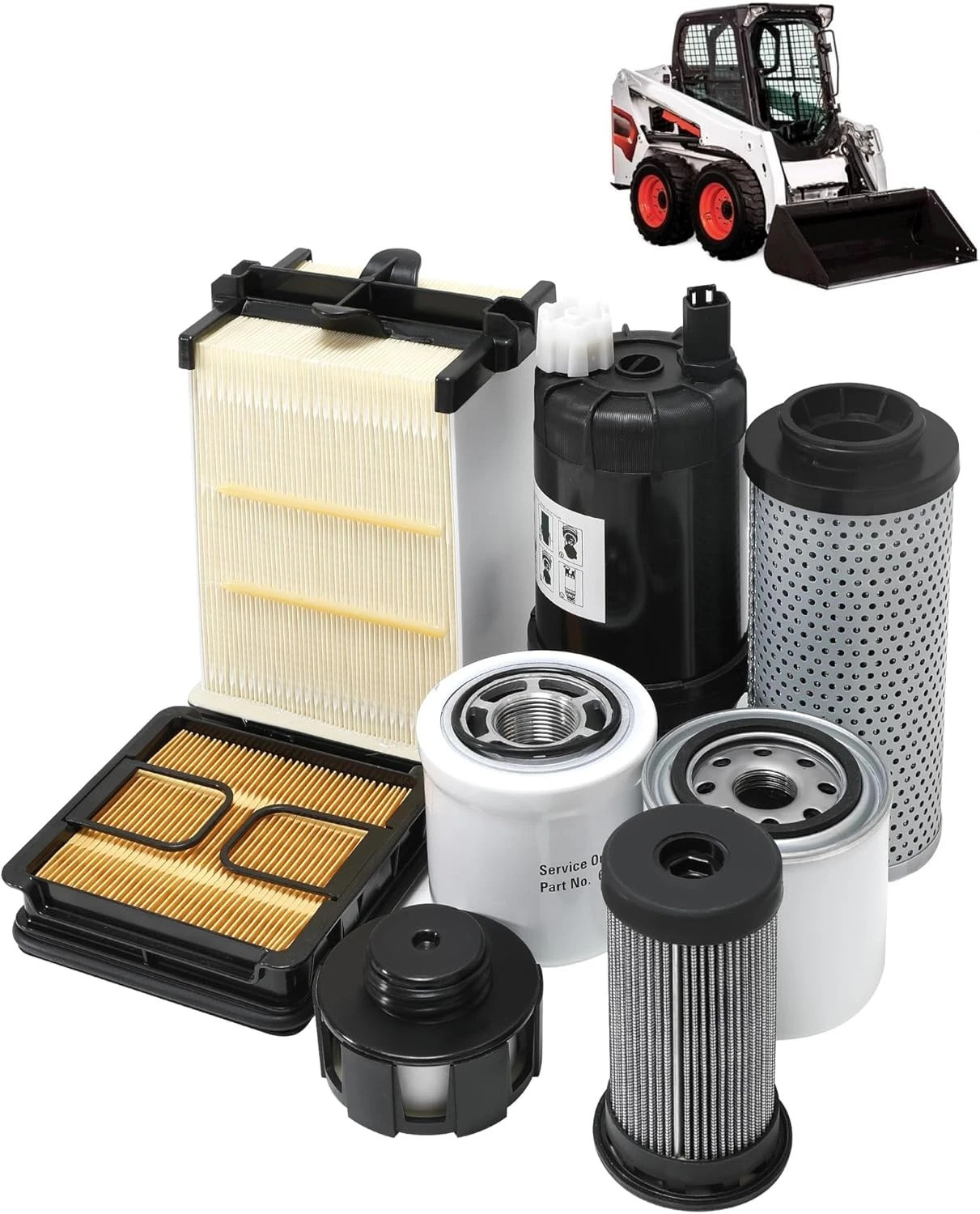 Filter Service Kit For Bobcat Compact Track Loader T595 T630 T450 T550 T590 T650