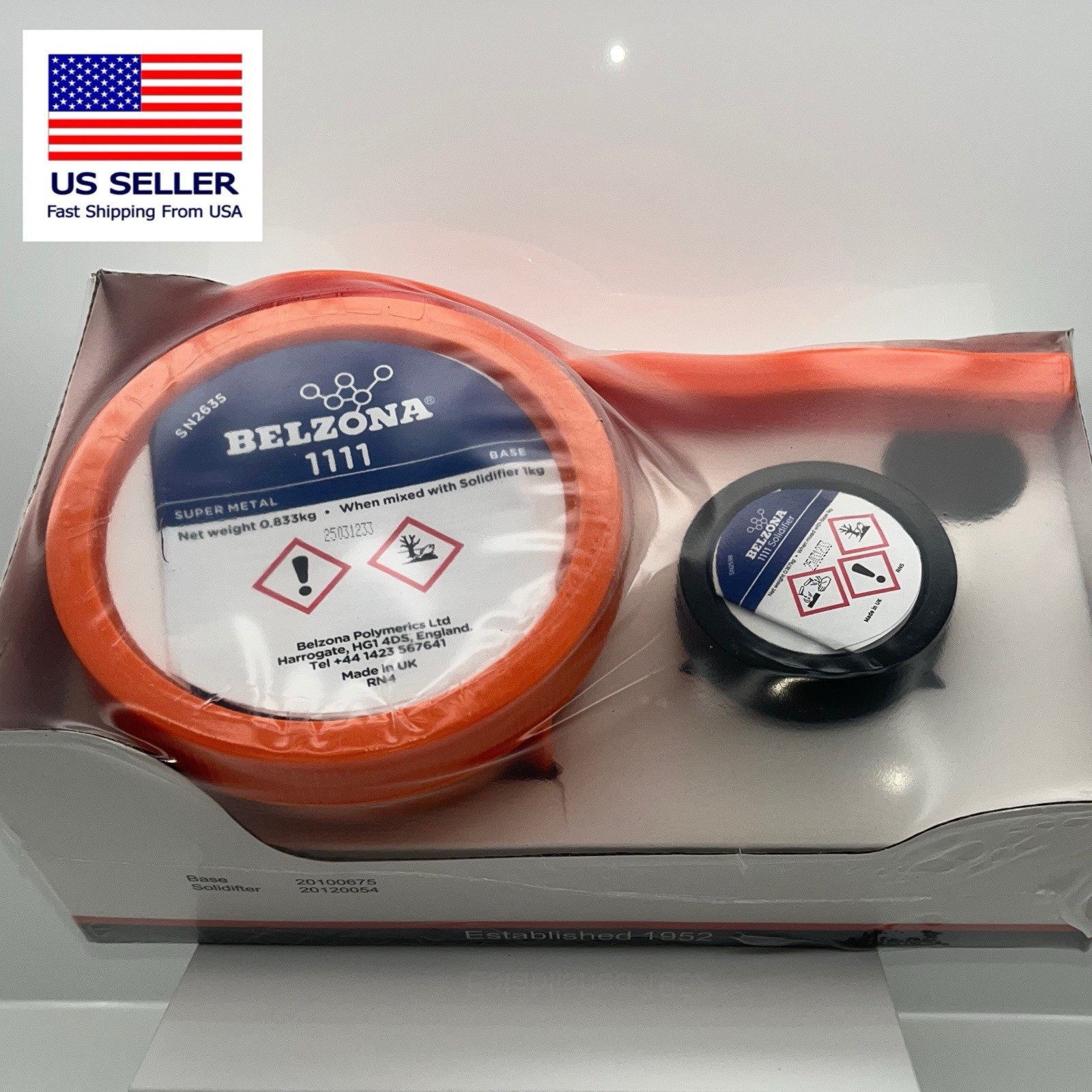 BELZONA 1111 SUPER METAL BASE AND SOLIDIFIER 1KG REPAIR ⭐️ SHIPS OUT NEXT DAY❗️