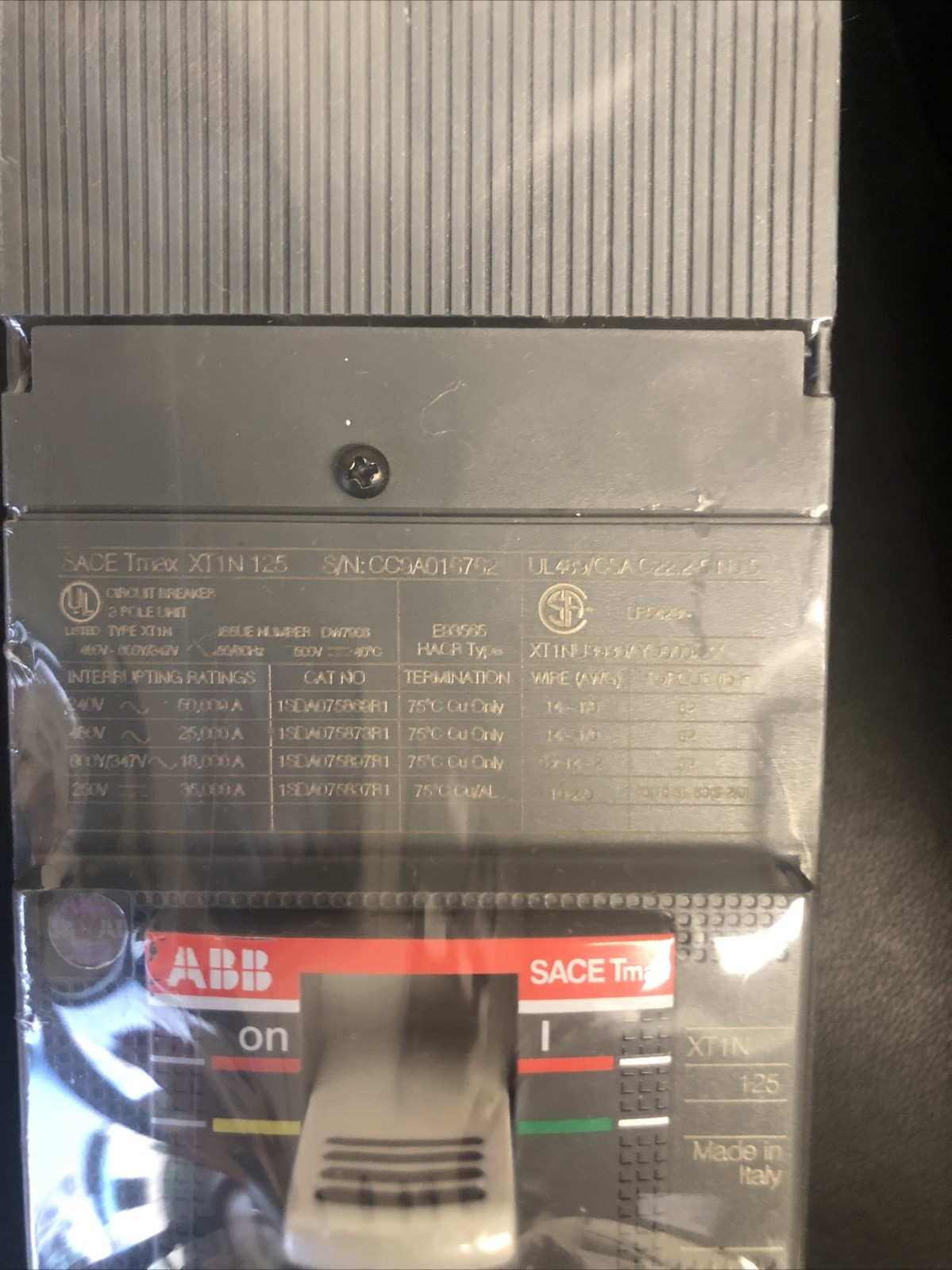 🔥ABB XT1HU3030AYD000XXX CIRCUIT BREAKER 30A 3P**NEW SURPLUS**🔥