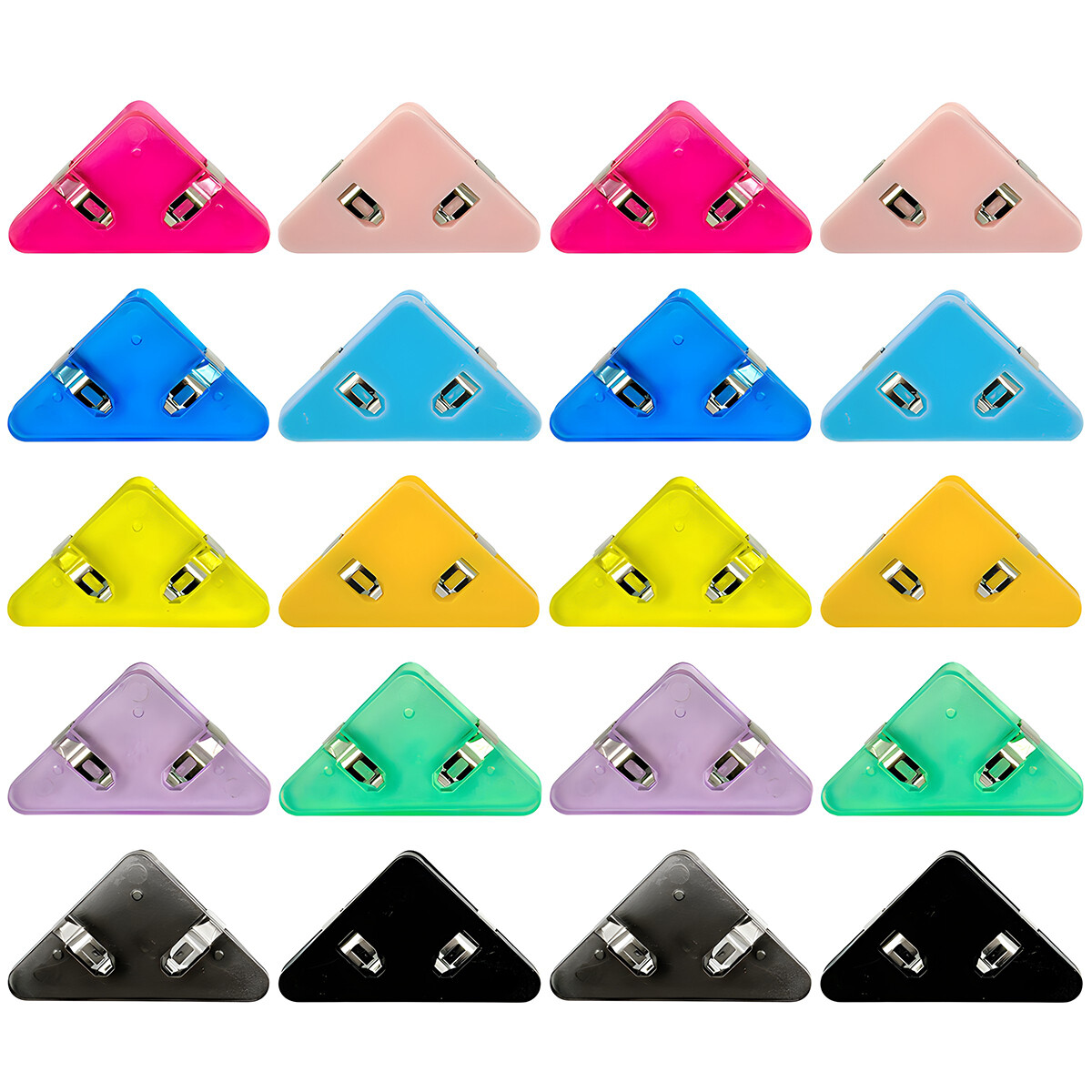 Wrapables Corner Clips to Prevent Pages From Curling, Page Markers (Set of 20)