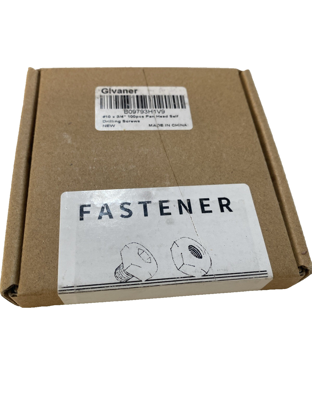 GLVANER #10 x 3/4″ Pan Head Self Drilling Screws FASTENER Qty 100 BRAND NEW