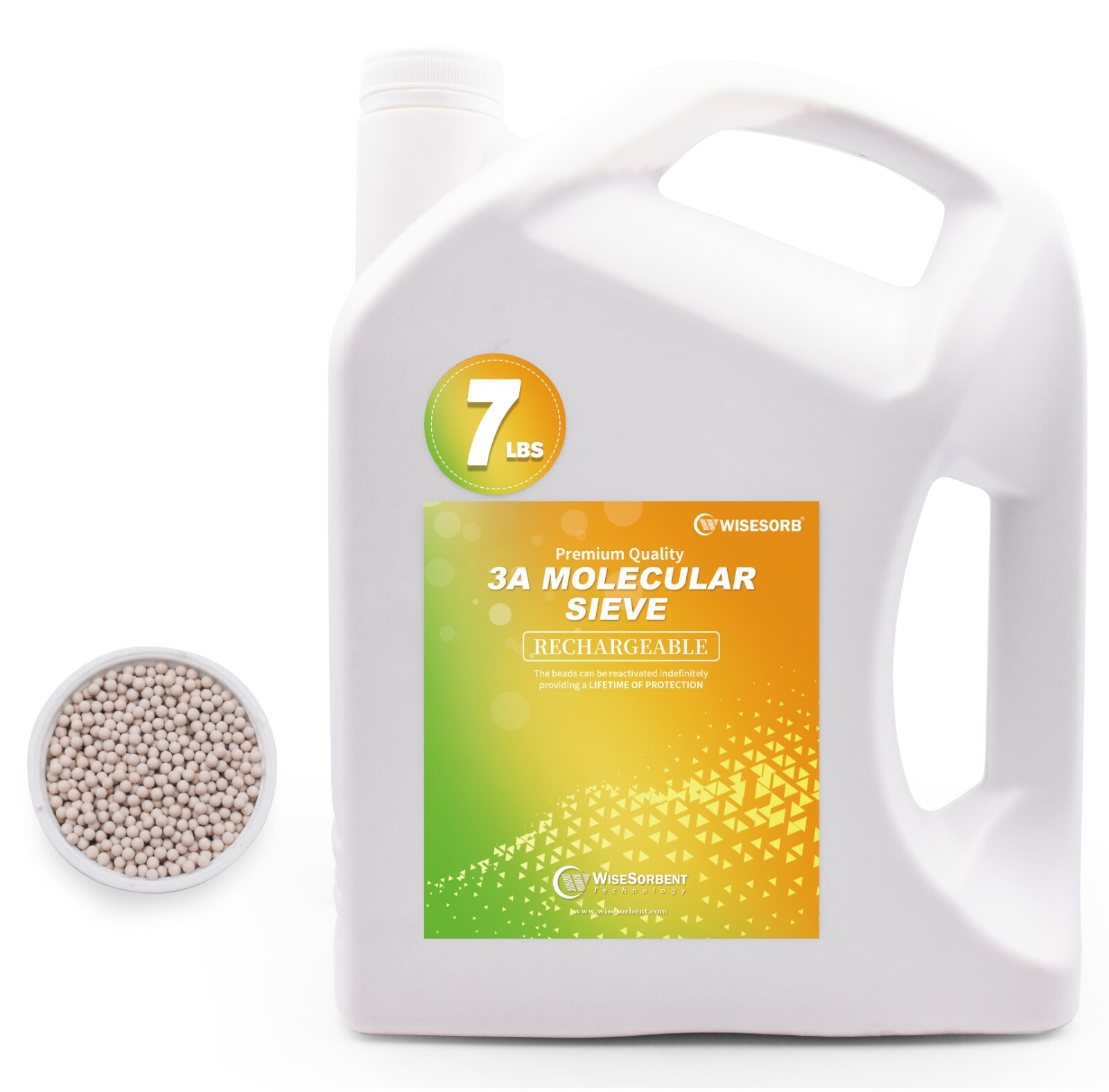 Premium Quality Desiccant Bulk Material 3A Molecular Sieve, 7 LBS Dehumidifier
