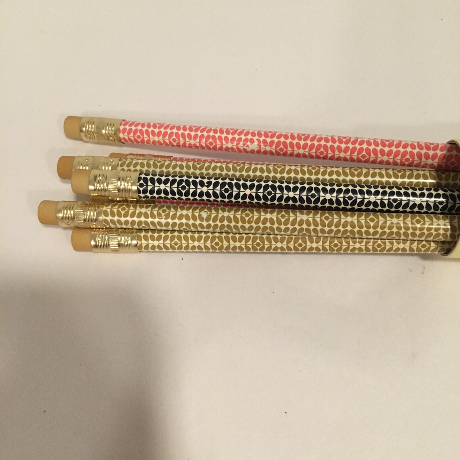 Orla Kiely Sixties Stem 9 Count Pencil Set Tube Multicolor