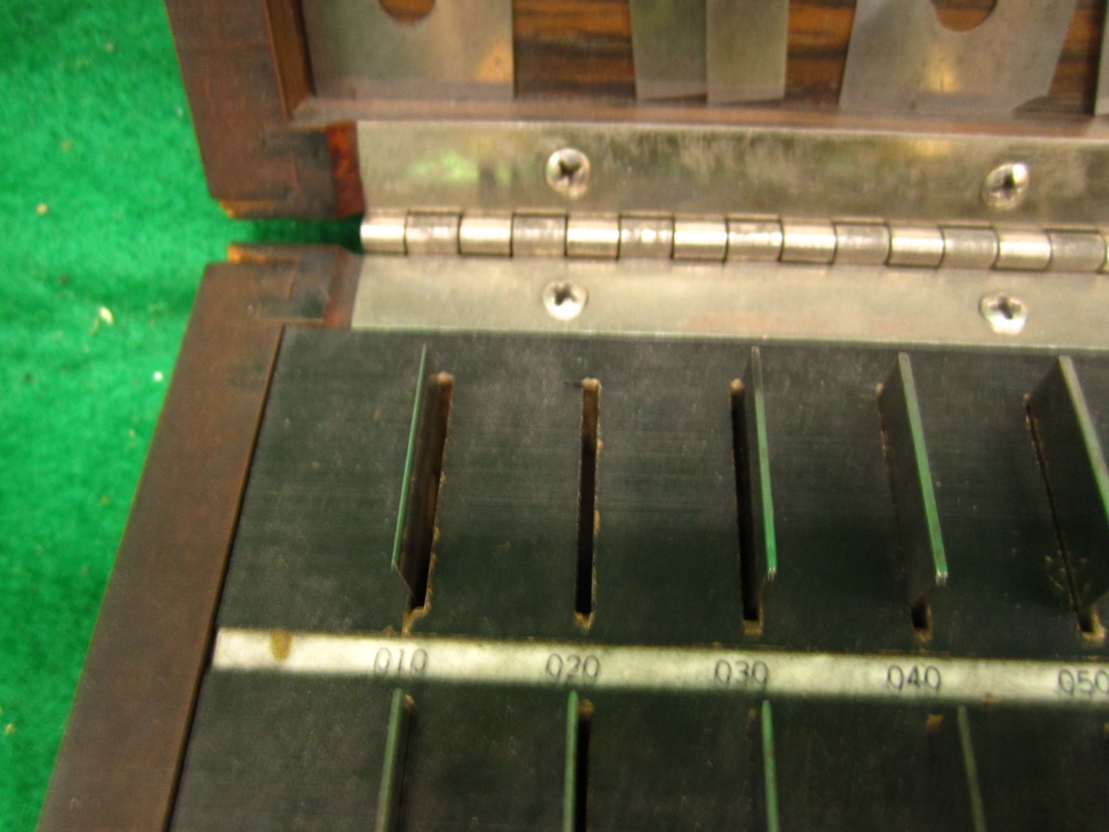 Vintage Starrett Webber Model RS28A1 Grade 2 Thin Gage Block Set 24 Pieces 618-5