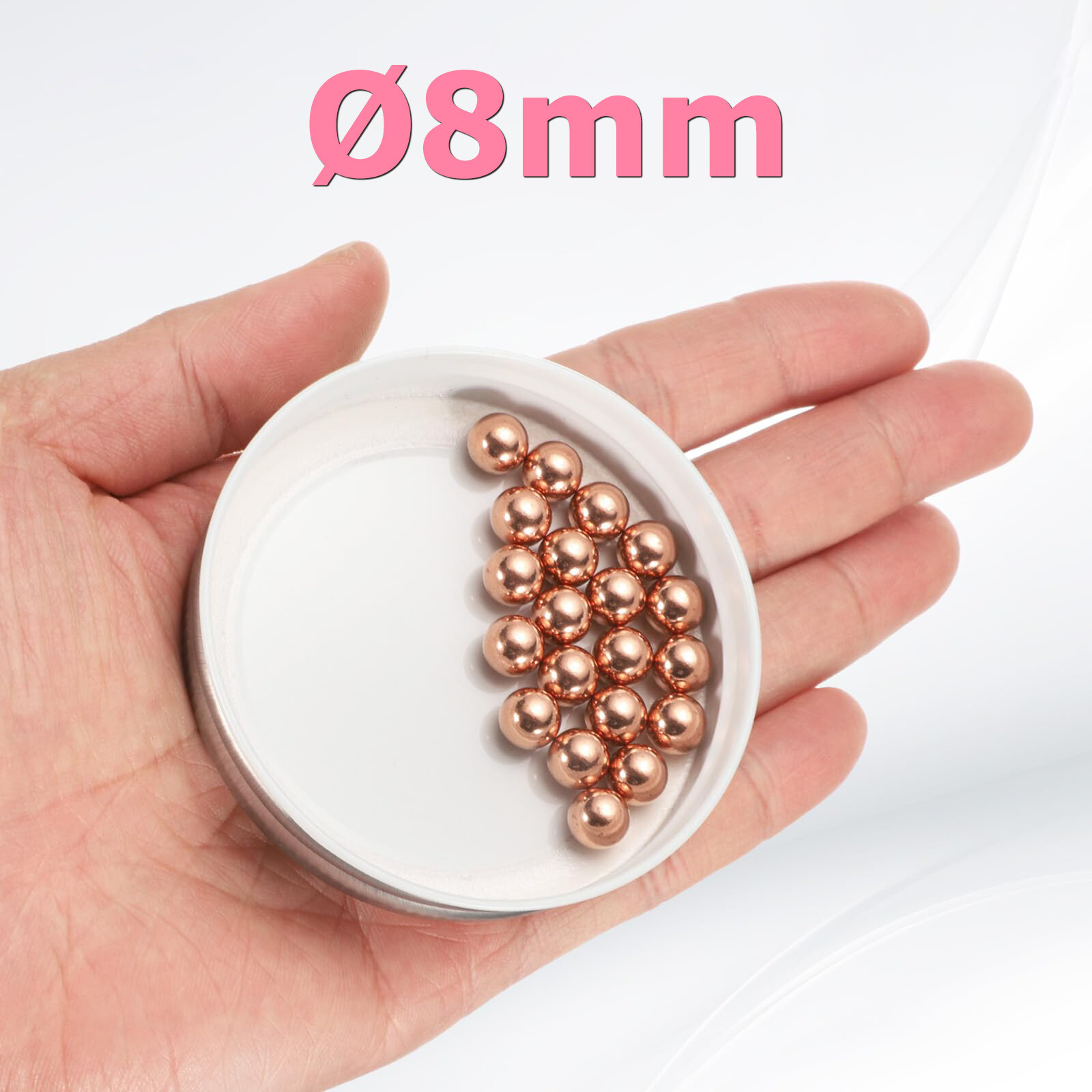 Pure Cupper Balls Solid Precision Ball Smooth Sphere Beads Φ 0.3mm-38mm 99.9% Cu