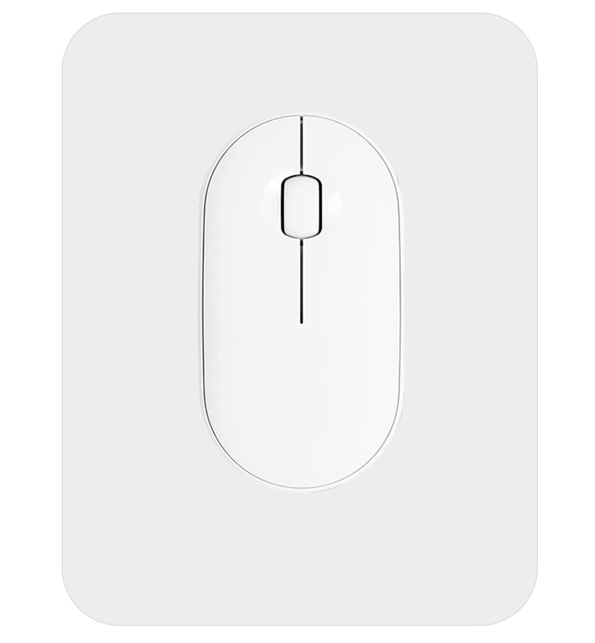 ZYAOTWQZ Small Mouse Pad 6 x 8 Inch, Horizontal and 8L x 6W inches, Grey