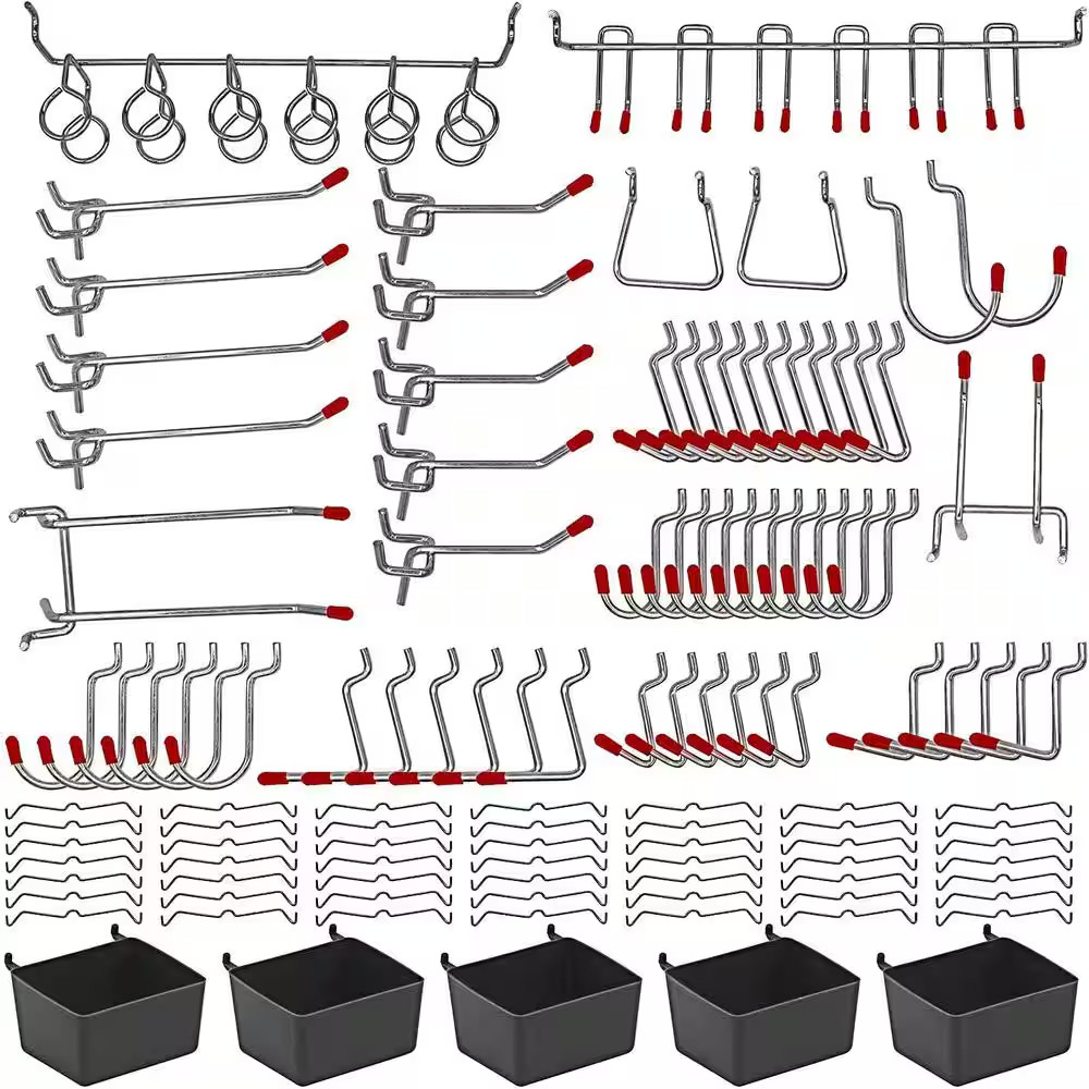 Pegboard Accessory Kit, 114-Piece