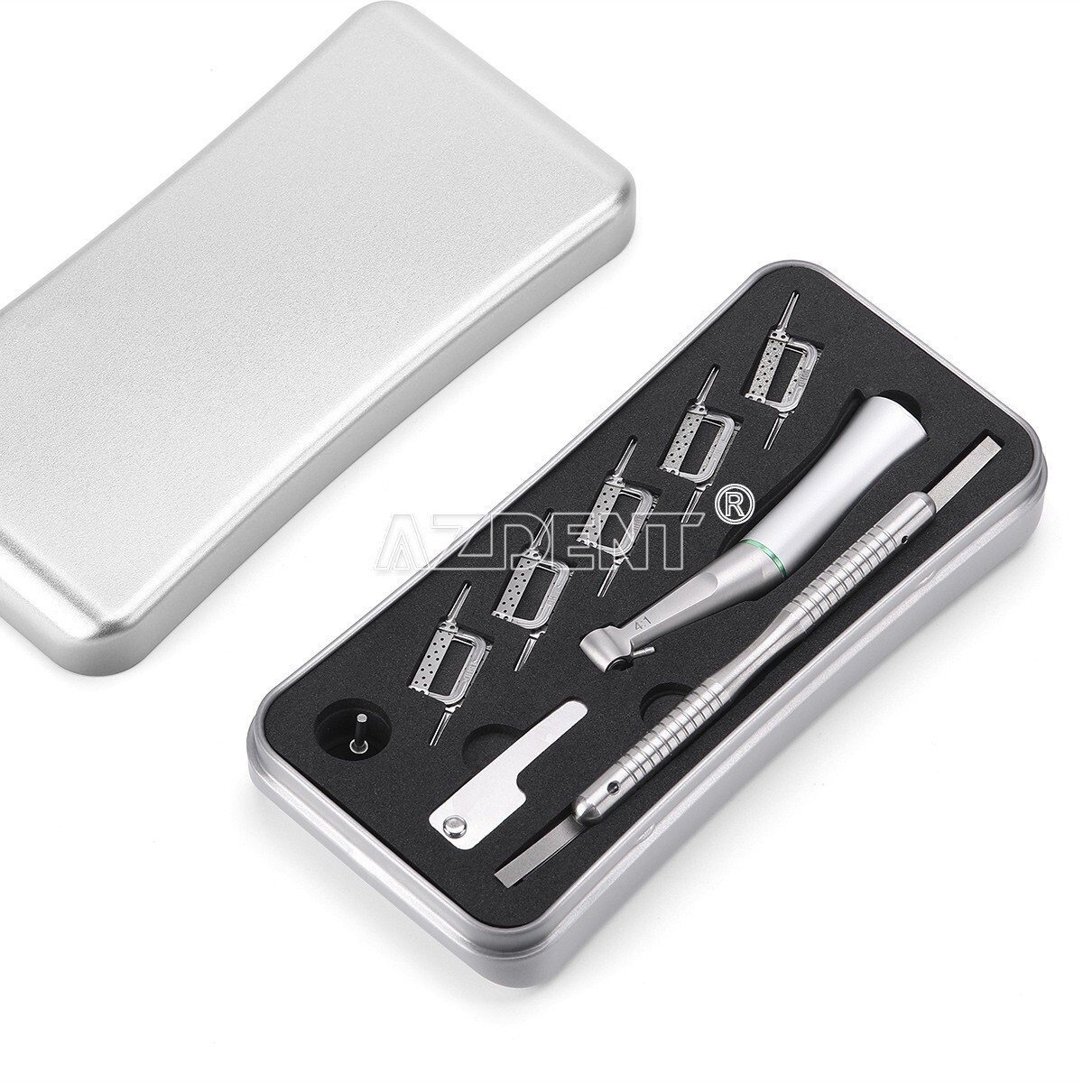 AZDENT Dental 4:1 Reduction IPR Contra Angle Handpiece Interproximal Strips Kit