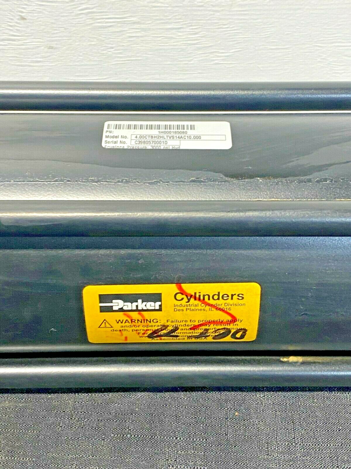 New Parker Cylinder 4.00CTBH2HLTVS14AC10.000 PNEUMATIC 4″ Bore 10″ Stroke B10B