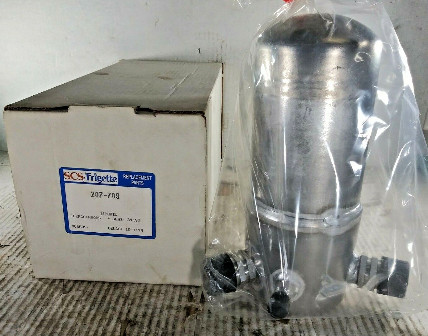 1 NEW SCS/FRIGETTE 207-709 A/C RECEIVER DRYER NIB ***MAKE OFFER***