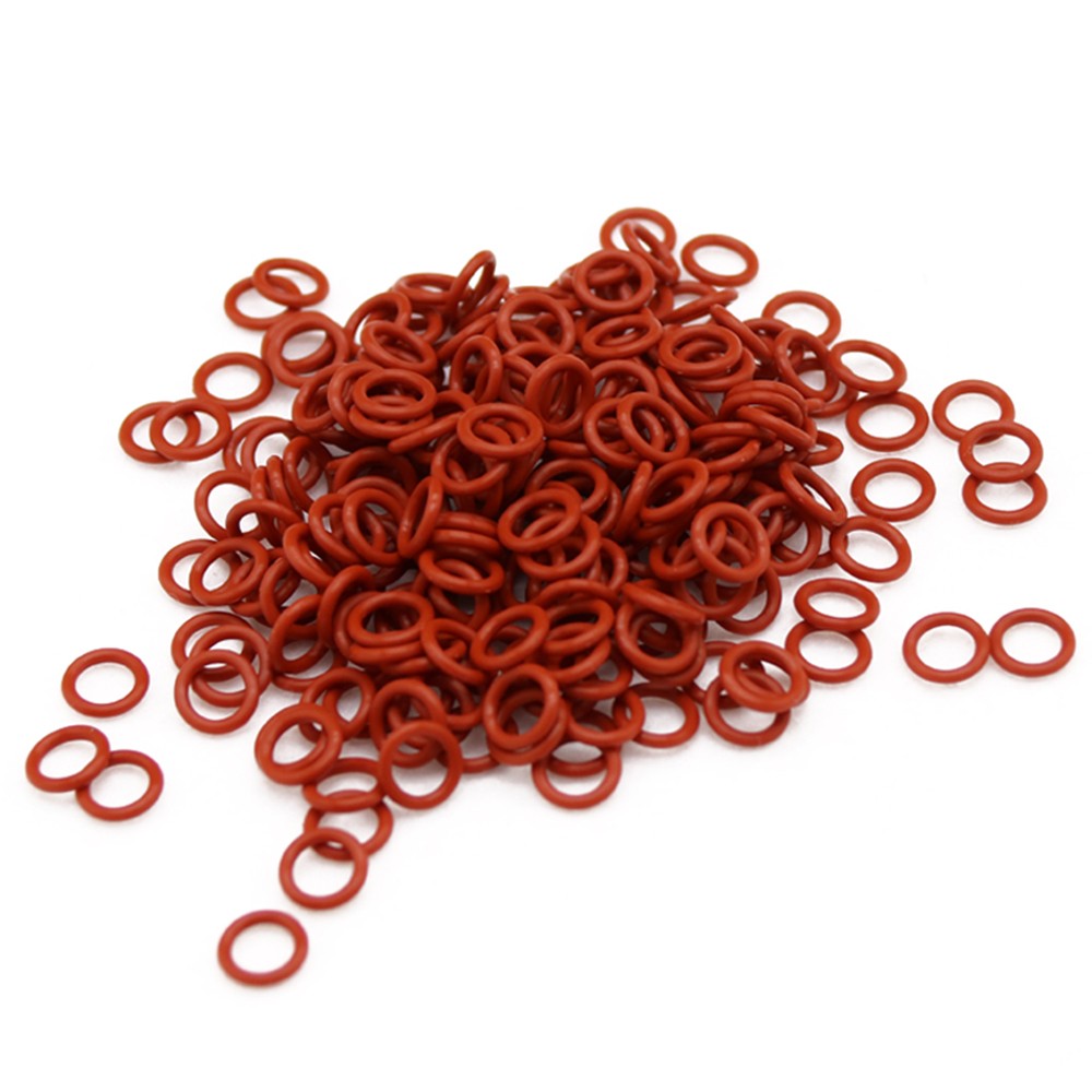 Silicone Rubber O Rings Metric Food Grade 3mm Cross Section 4mm-64mm ID O Ring