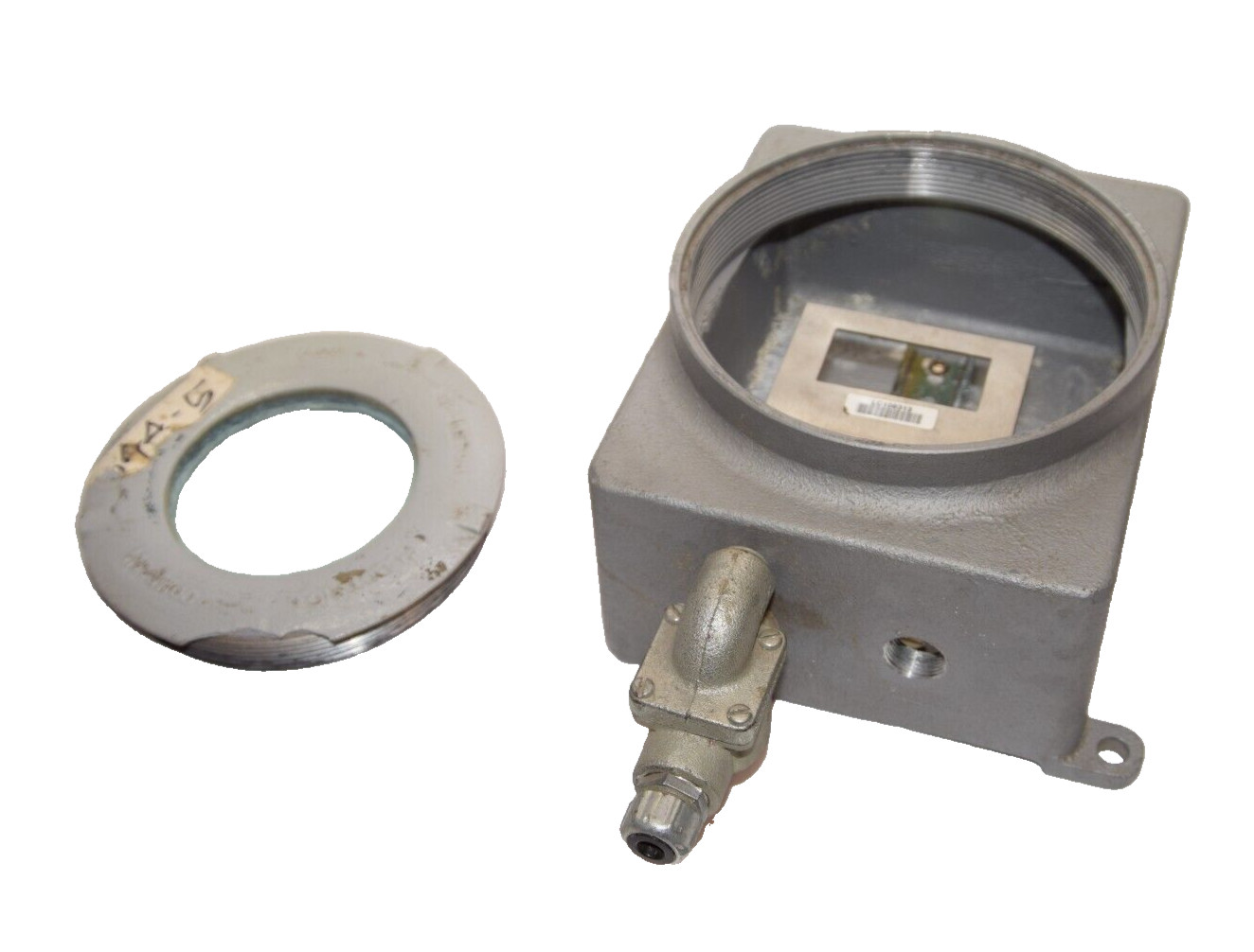 APPLETON 8″x9.5″x4.5″ Explosion Proof Enclosure W/ Glass Cover Internal Cover