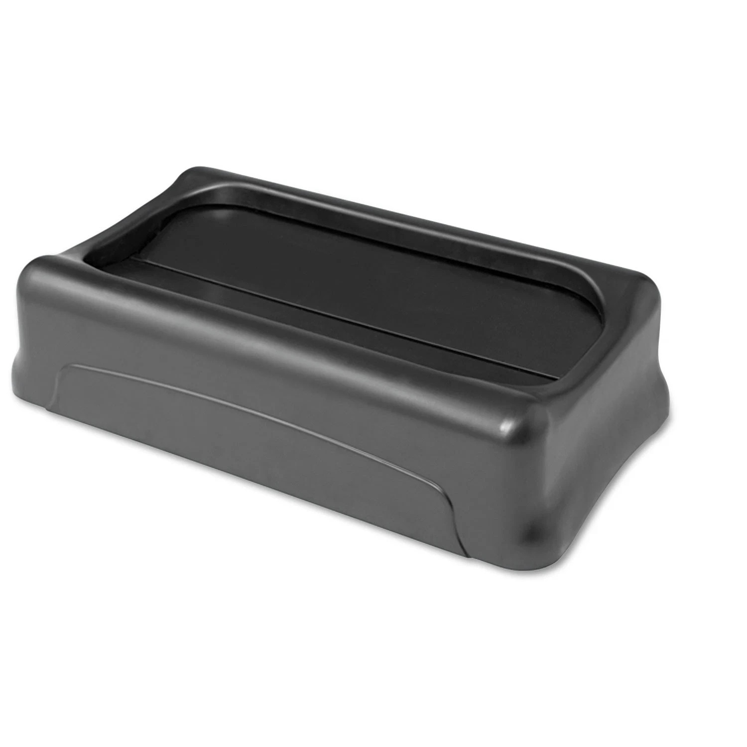 Rubbermaid Commercial 267360BK Slim Jim 11.38″ x 20.5″ x 5″ Swing Lid – BK New
