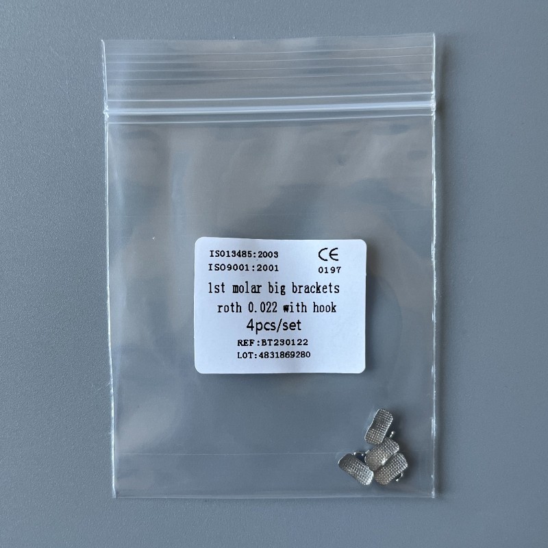 20Sets Dental Orthodontic 1st Molar Wide Big Brackets Roth 022 With hooks