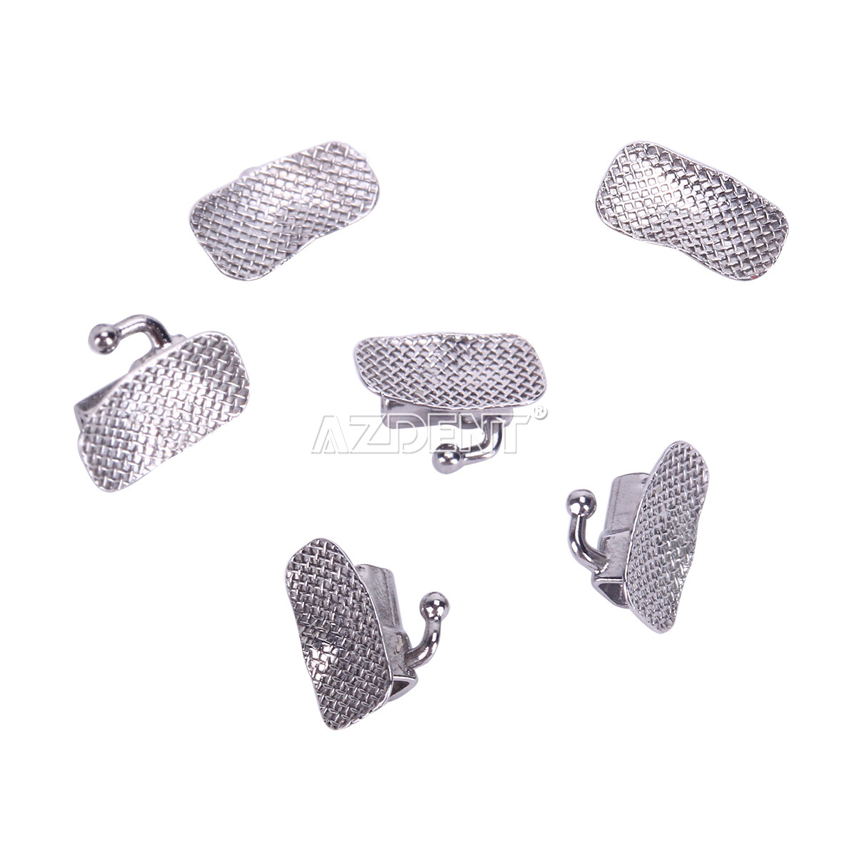 AZDENT Dental Orthodontic Sgl Buccal Tubes 1st 2nd Molar Tube Roth MBT.022 .018