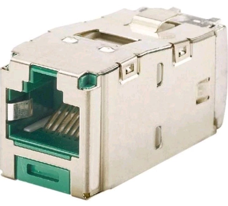 Panduit CJS6X88TGGRY Green 6A 10GIG Shielded Jack Module NEW
