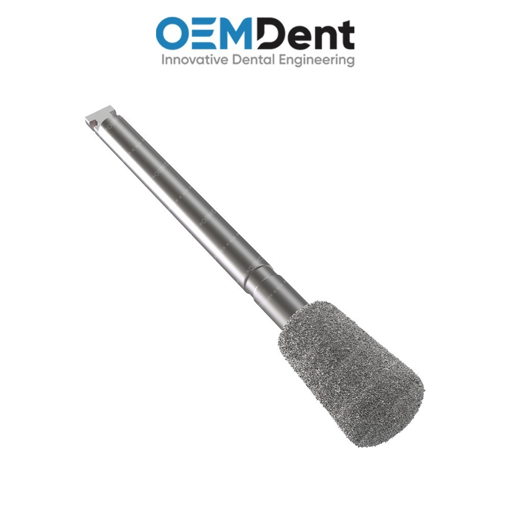 Dental Diamond Inverted Cone Bur Round End RA Latch Type Ø3.8mm Rotary Tool