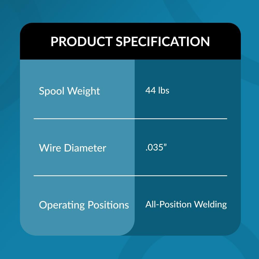 PGN Solid MIG Welding Wire – ER70S-6 .035 Inch, 44 Pound Spool – Mild Steel MIG