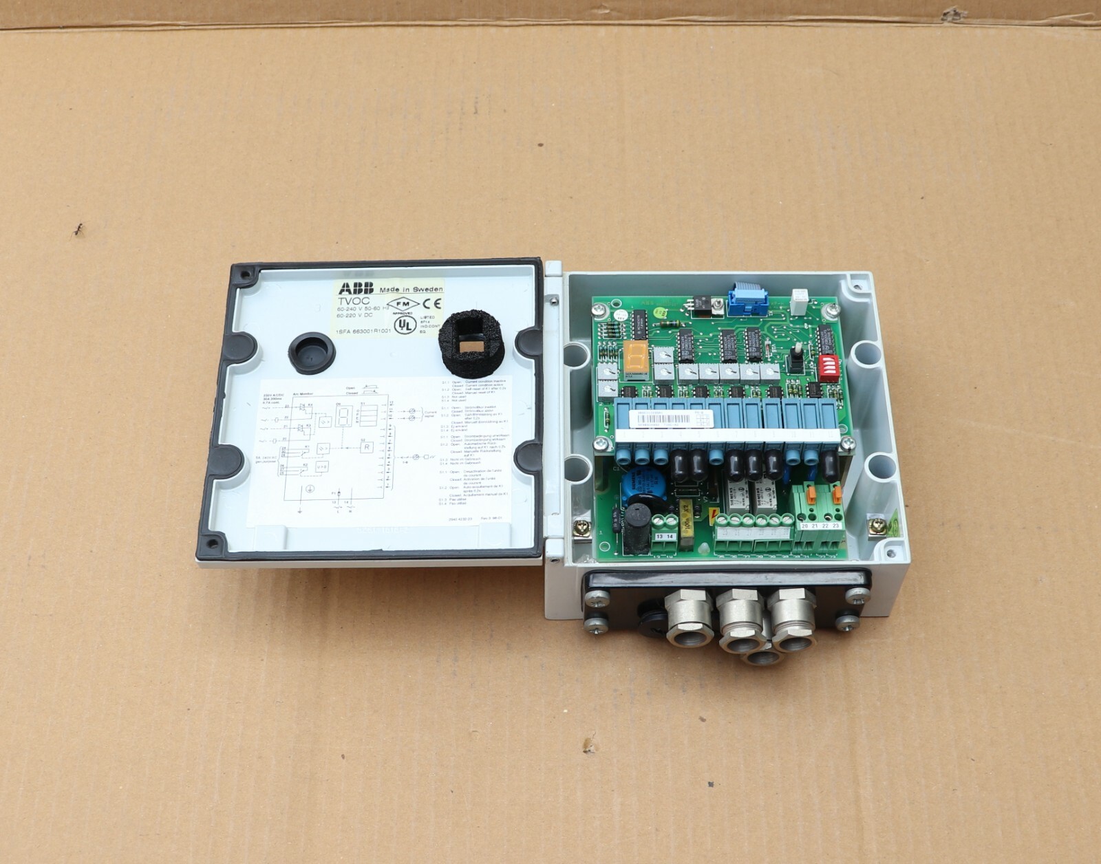 ABB TVOC ARC GUARD SYSTEM 1SFA663001R1001
