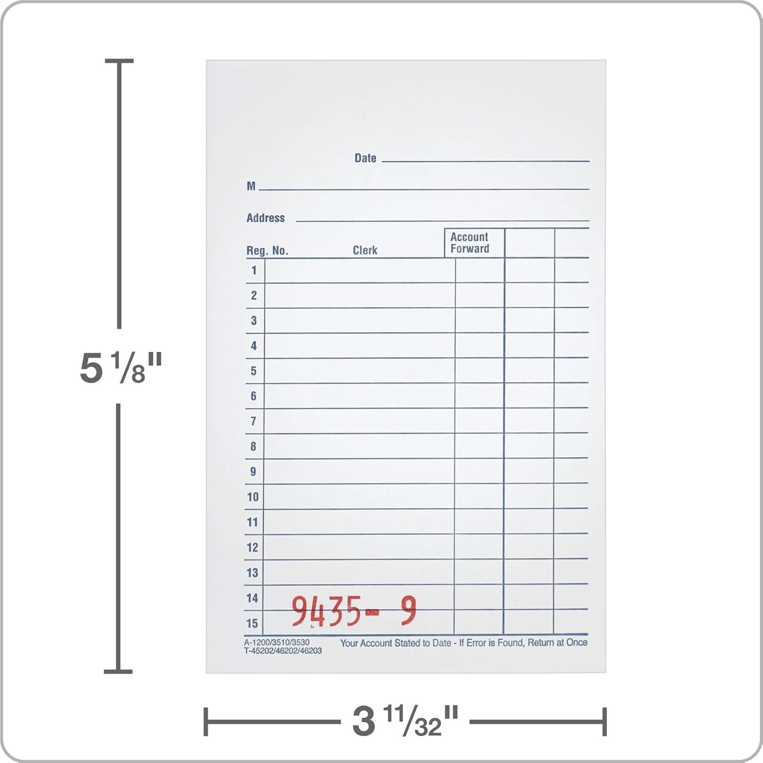 **Adams General Purpose Sales Book, Carbonless, (Pack Of 10) (DC3510)** The book