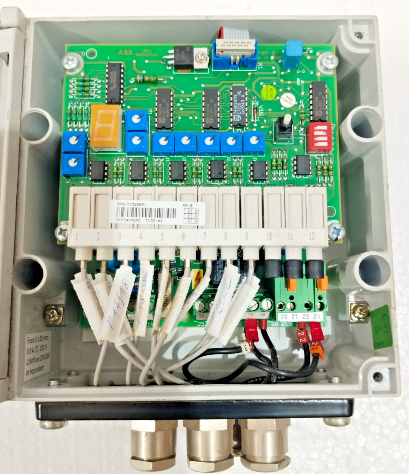 ABB ARC GUARD SYSTEM TVOC 1SFA663001R1001 60-240V DC MADE IN SWEDEN