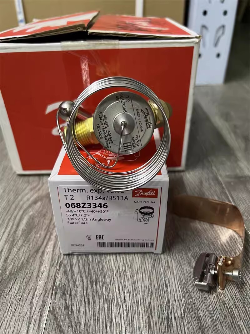 1pcs Danfoss Thermal Expansion Valve T2 068Z3346 R134A/R513A
