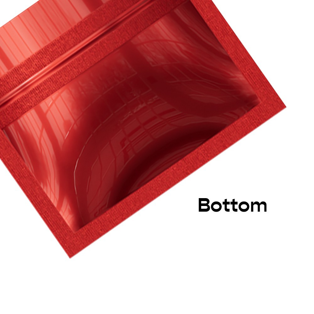 4CustomPrint 100 Glossy 1g Mylar Odor-Proof Resealable Zipper Lock Bags