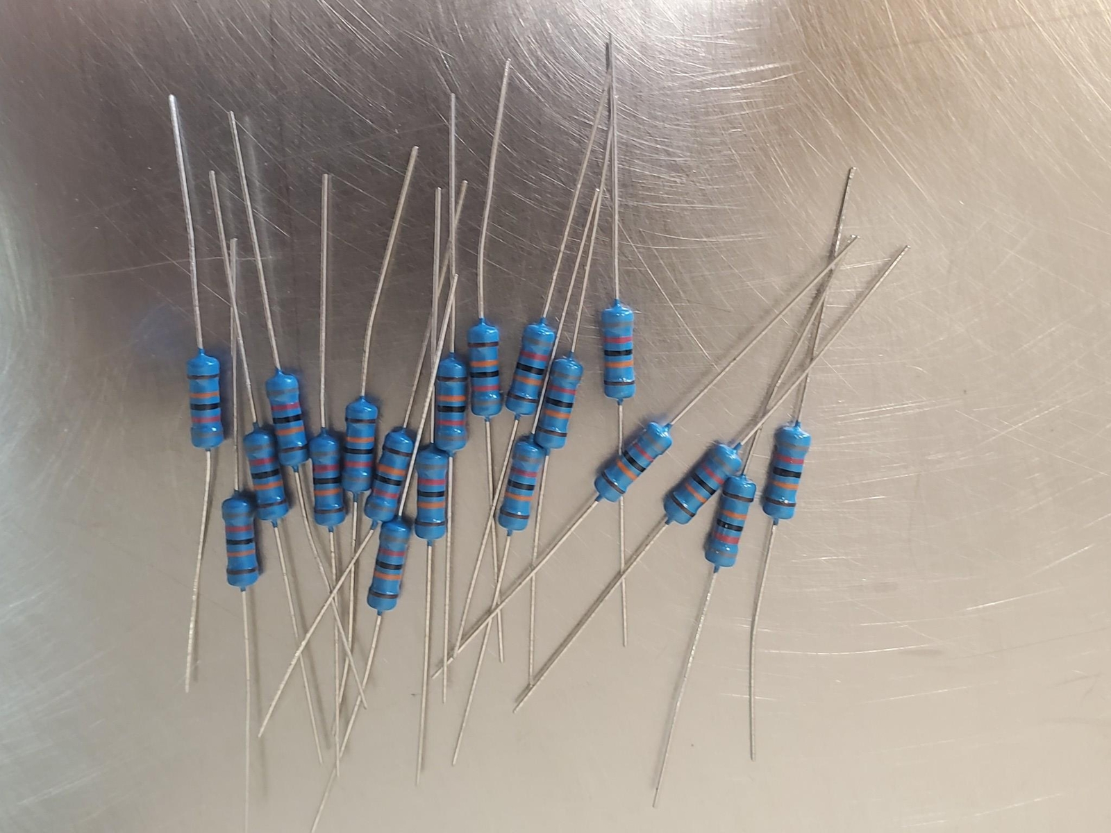 Set of 15 Pieces 24K Ohm 1 Watt (1W) Metal Film Resistor Tolerance: 1%