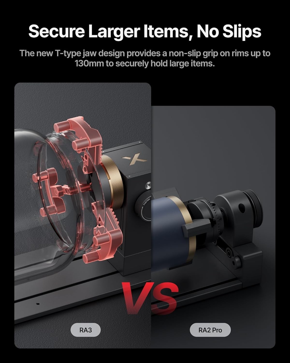 xTool RA3 World’s First Smart MagSwap Rotary Attachment for xTool P3, F2