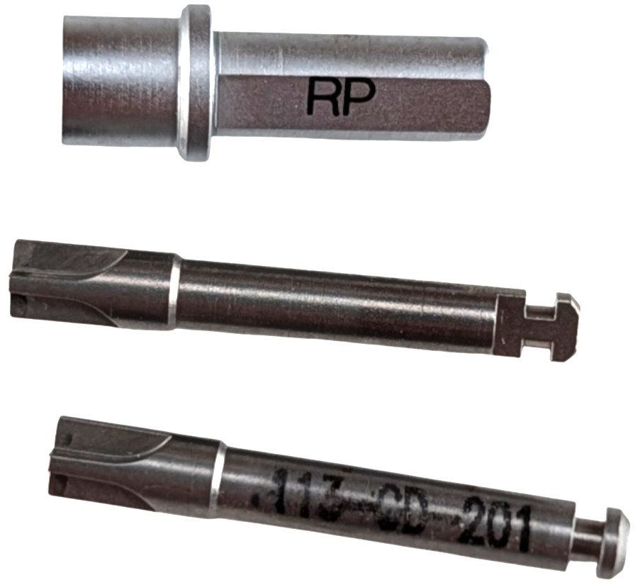 JEIL Dual Top 113 GD 201 Contra Angle Driver Shafts x2 With RP Holder